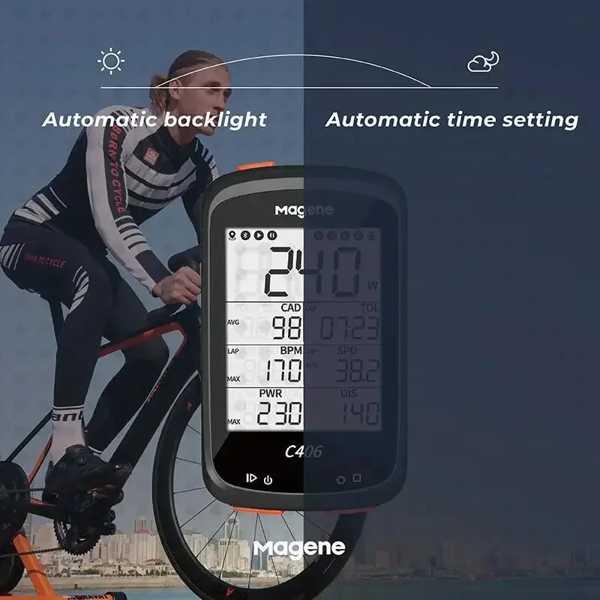 Magene-自転車用GPS Bluetooth スピードメーター ストップウォッチ データ同期 自転車部品 C406｜itesa｜06