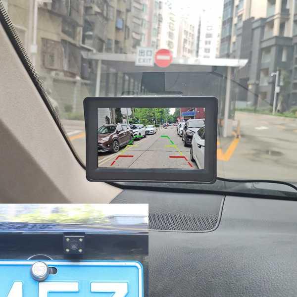 Diykit-車のミラーモニター 4.3インチ 車両の背面図 リバースバックアップ ledカメラ ビデオ駐車システム 簡単な設置｜itesa｜06