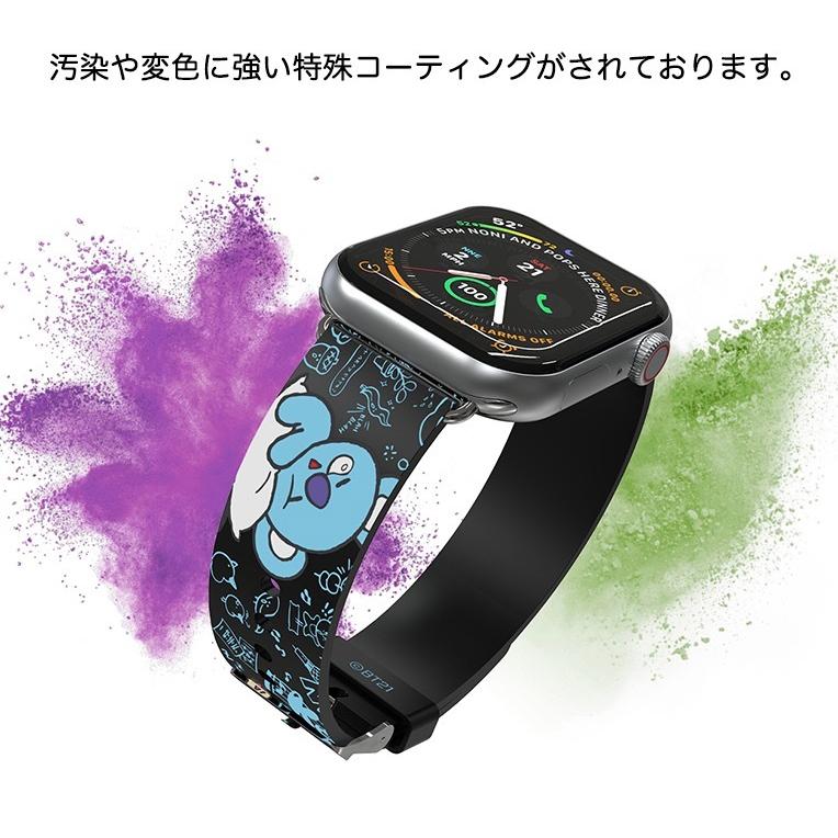 BT21 アップルウォッチ バンド ストラップ グッズ キャラクター BTS 韓国 アイドル バレンタイン スマホアクセサリー 発売 新作 公式 おすすめ 人気 プレゼント｜itfriends｜11