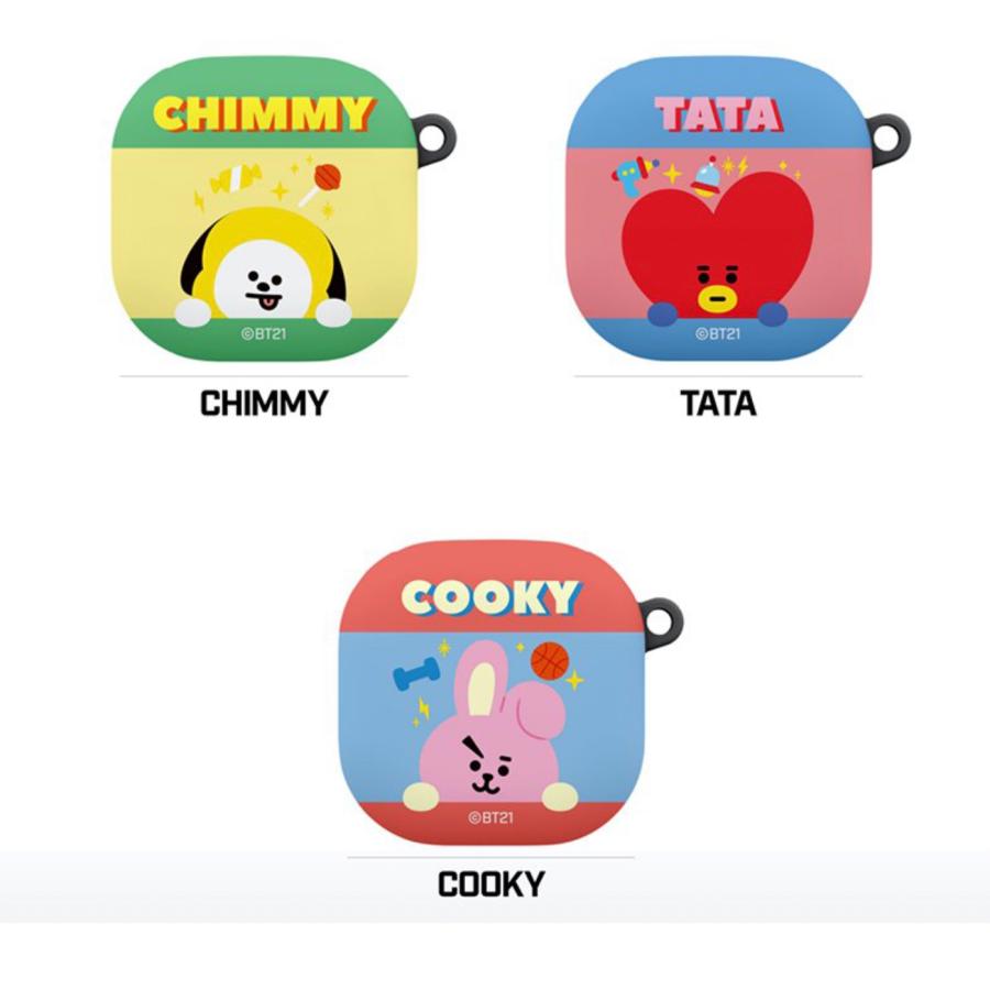 BT21 Galaxy Buds Live Buds2 BudsPro BudsPro2 BT21 グッズ キャラクター おすすめ プレゼント 可愛い 一番くじ カフェ イラスト クッキー カラー ジミン｜itfriends｜08