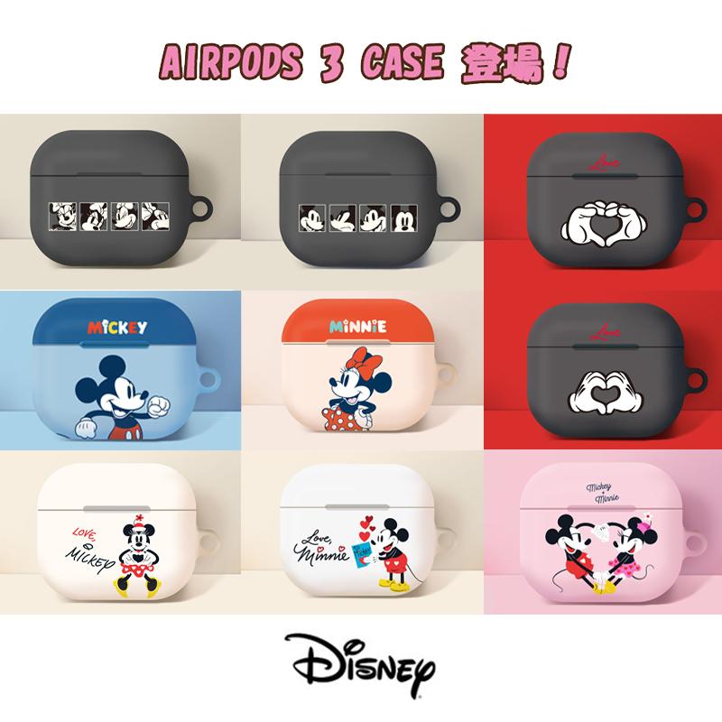 Airpodscase エアーポッズ 3世代 Disney ディズニー イヤホン ワイヤレス スマホアクセサリー カラビナ ハード 透明ケース キャラクター ストア グッズ アニメ 5年保証