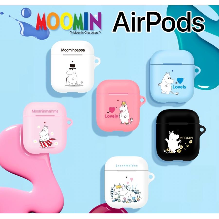 Airpods Case ムーミン エアポッズ ケース Airpodsケース Moomin 正規品 グッズ 人気 可愛い 公式 キャラクター イヤホン Apple キーリング付き シーズン2 海外輸入