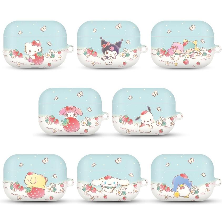 エアーポッズ3 ケース サンリオ Airpods Pro Sanrio Characters ギフト エアーポッズ プロ ハード ケース カバー 人気 公式 グッズ キャラクター ストロベリー｜itfriends｜08