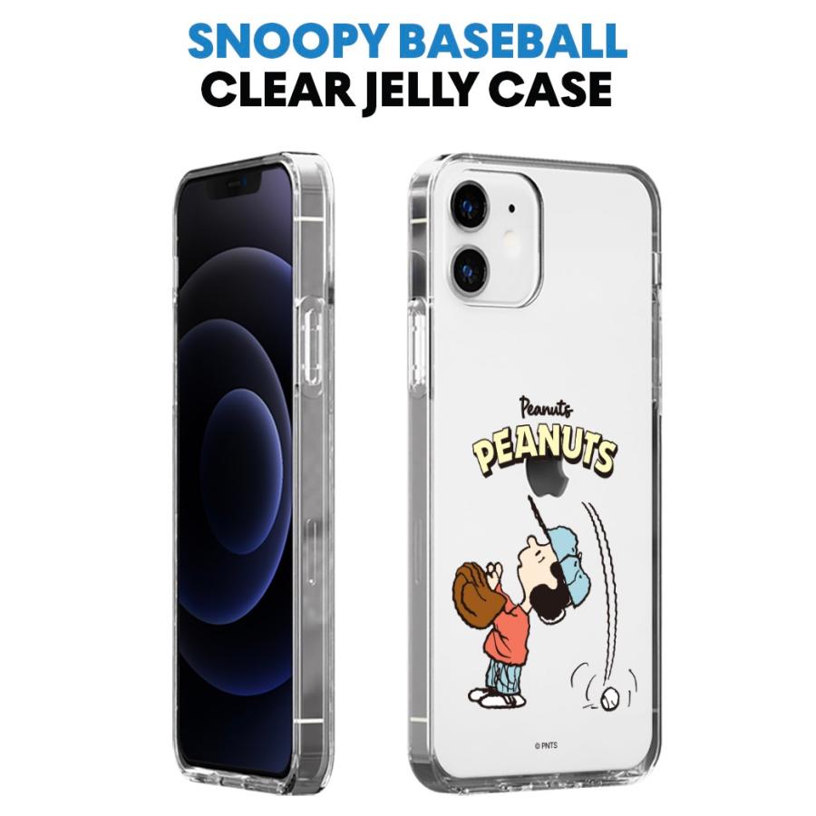 Galaxyケース SNOOPY Galaxy S23 Ultra S22 A53 スマホ スヌーピ 保護 透明 クリアー カバー ベースボール 可愛い 公式 キャラクター コラボ グッズ イラスト｜itfriends｜04