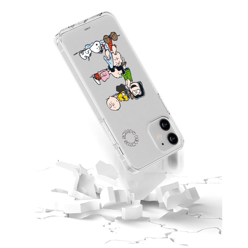 iPhoneケース PEANUTS 可愛い スヌーピー Snoopy iPhone14 Pro MAX アルファベット 保護 透明 クリアー カバー 公式 キャラクター コラボ グッズ イラスト｜itfriends｜06