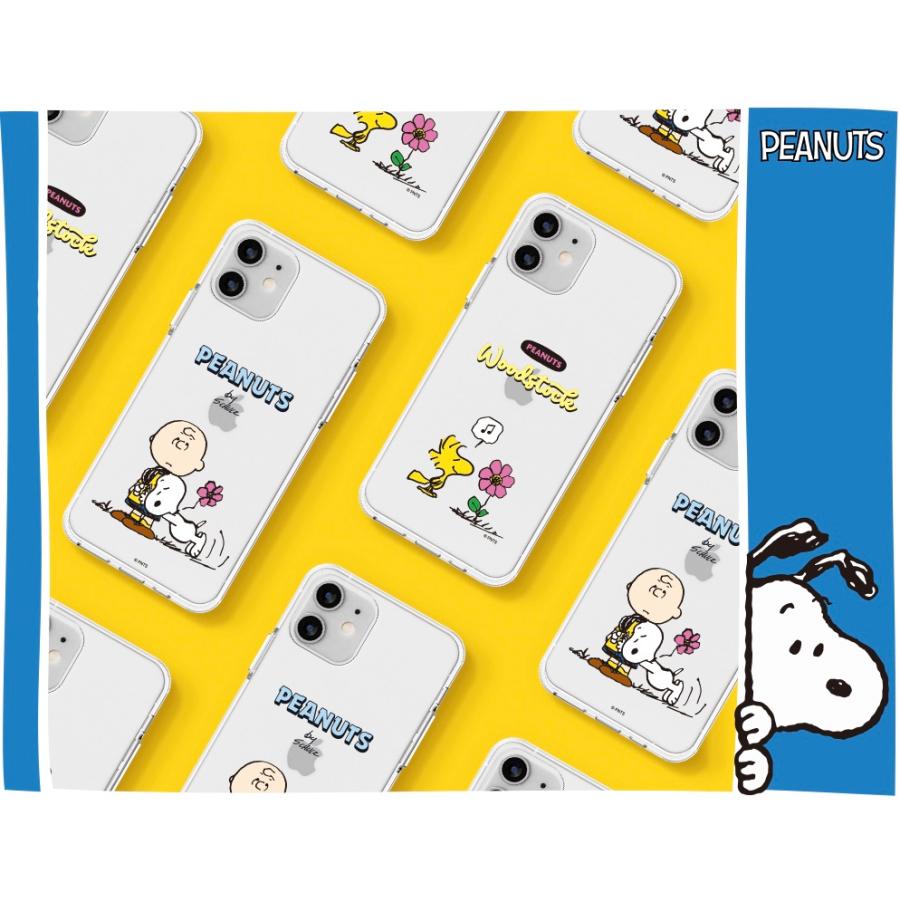 iPhone14 Pro MAX ピーナッツ Snoopy iPhoneケース PEANUTSピクニック 保護 透明 クリアー カバー 可愛い 公式 キャラクター コラボ グッズ イラスト 韓国｜itfriends｜05