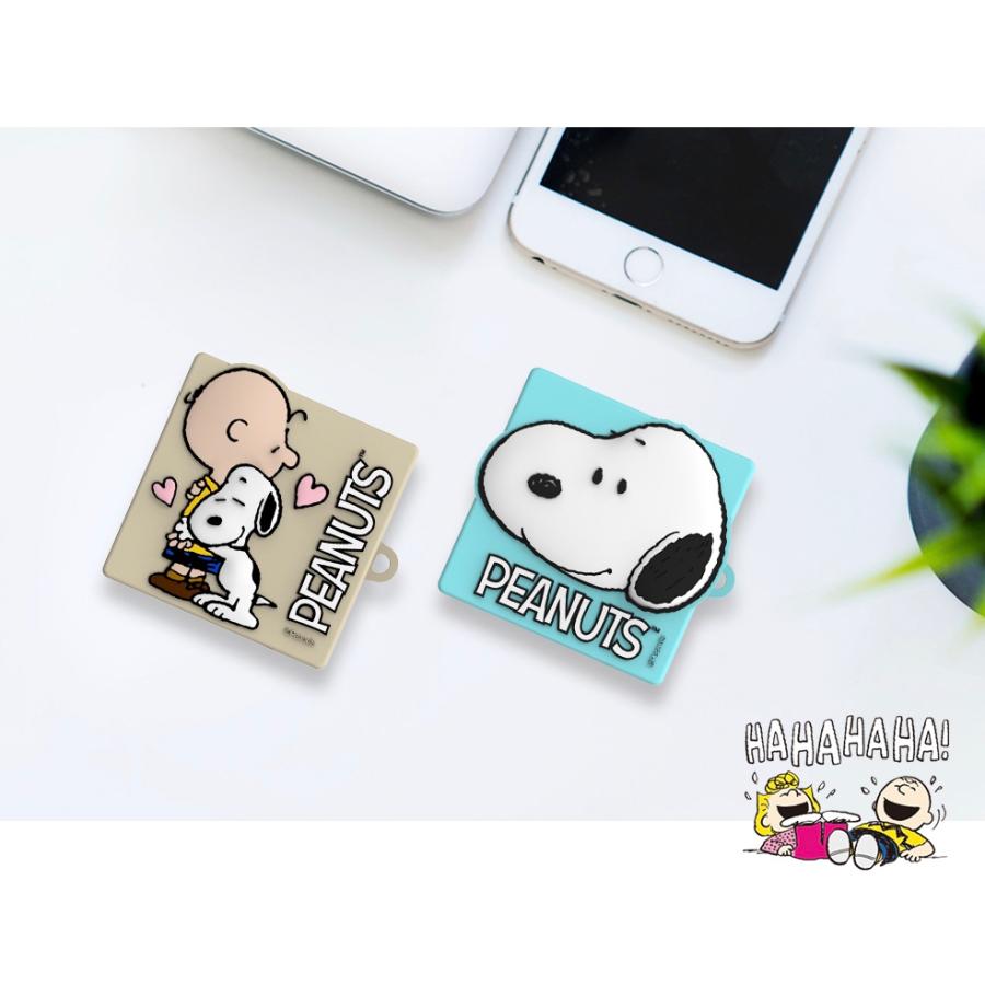 SNOOPY イヤホン ケース カバー Galaxy Buds2 ギャラクシー バズ サムスン イヤホン ピーナッツ スヌーピー 人気 可愛い ワイヤレス カバー 保護 au docomo｜itfriends｜07