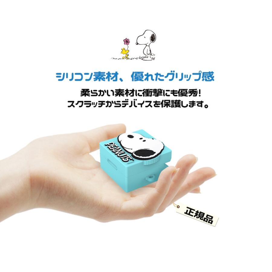 SNOOPY イヤホン ケース カバー Galaxy Buds2 ギャラクシー バズ サムスン イヤホン ピーナッツ スヌーピー 人気 可愛い ワイヤレス カバー 保護 au docomo｜itfriends｜08