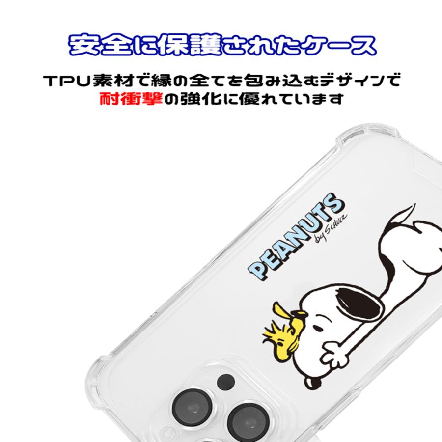 Galaxy S23 クリア ケース SNOOPY ピーナッツ 耐衝撃 S22 A53 シンプル 公式 SCG19 SCG20 ガード ハードケース ウッドストック SC-51D SC-52D 韓国 流行｜itfriends｜09