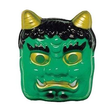 節分 鬼 お面 卓抜 6枚入り 青オニ