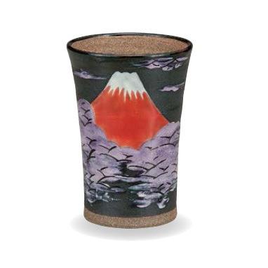 〔九谷焼〕　ビッグカップ・春の富士｜itibei