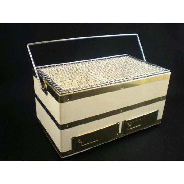 海外最新 七輪 切り出し七輪 長角30号 代引き手数料無料