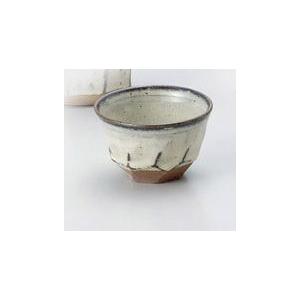 〔酒器 信焼〕 白釉しのぎ ぐい呑 5個組