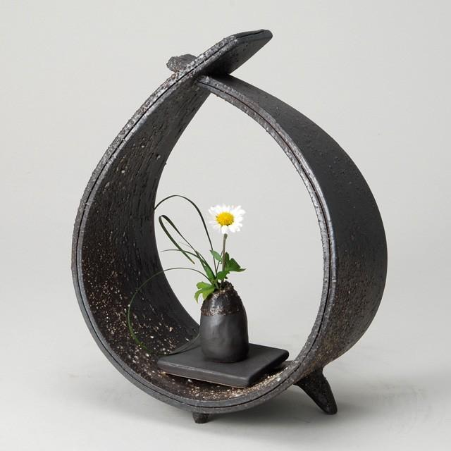 お1人様1点限り 信楽焼 花器 結び一輪花入 花瓶 花器 包装の種類 ご自宅用 Or ギフト ギフト包装 Binghamtonhots Com
