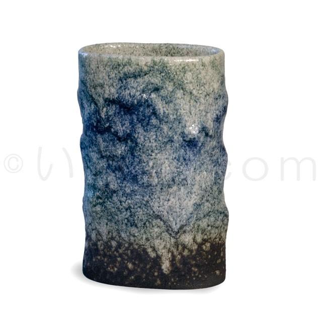 新品 信楽焼 花瓶 花入 花器 青緑窯変小判型花器 10号 花瓶 花器 包装の種類 ご自宅用 Or ギフト ご自宅用包装 Venouziou Gr