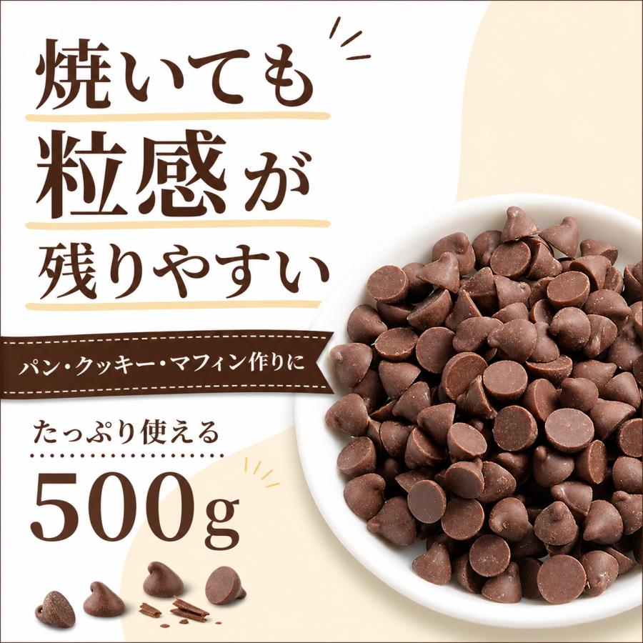 富澤商店 溶けにくいチョコチップ 500g (クール便)/ 製菓材料 チョコ