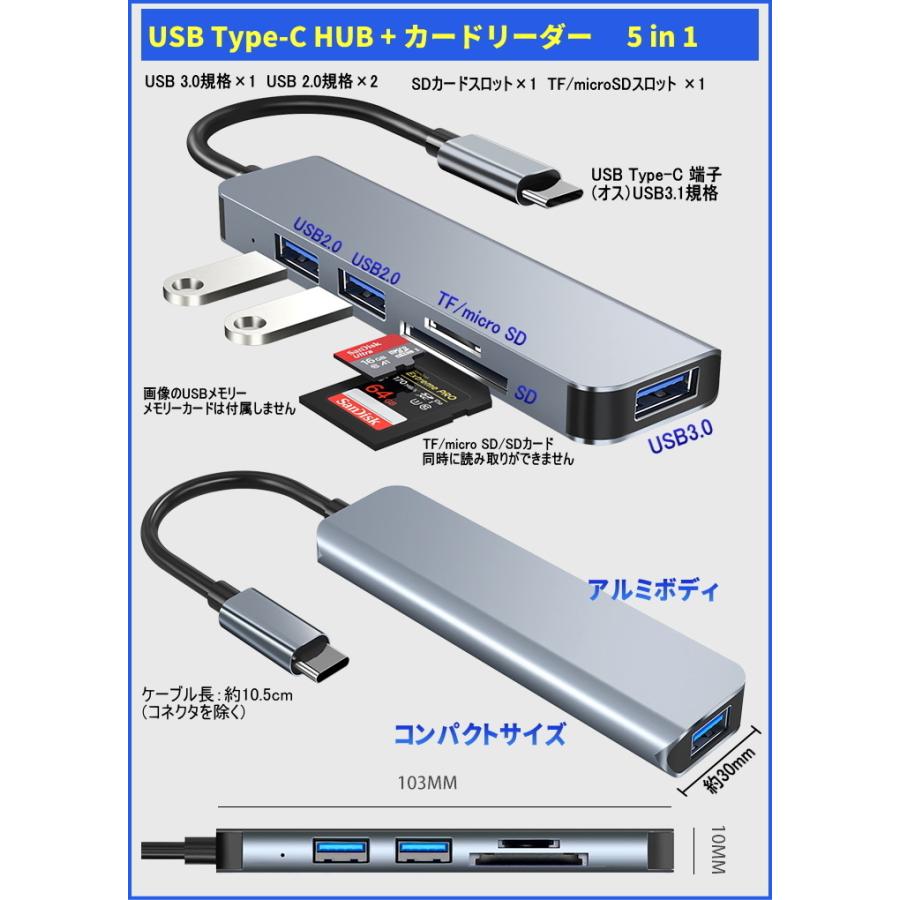 Usb Type C Hub 4ポート Usbハブ 4ポートusb Type C ハブ Usb Hub Type C Hub Usb 3 0 2 0 拡張 Usb C Hub Usb3 1 Gen1 Otg Usb Type C Tf Sd カードリーダー Usb C Bub 2 1号店