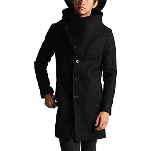 大人気定番商品 Valletta バレッタ 日本製 Freeサイズ ブラック Pコート ハイネック 無地 ストリートモード メンズ 国産 ロング コート オフタートル メルトンウール パーカー Www Aquariumboka Ucg Ac Me