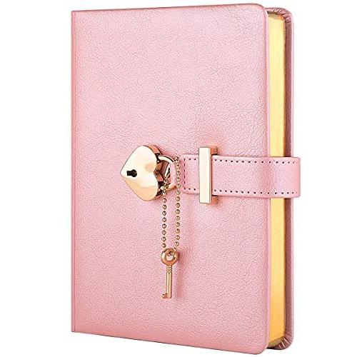 Cagie 日記帳 鍵付き ハート型 鍵付きノート かわいい 個人ジャーナル 学生 メモ帳 スケジュール帳 女の子 ギフ 日記帳 ダイアリー Www Bollywoodpapa Com