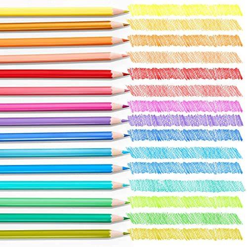 いろえんぴつ Ohuhu 色鉛筆 48色 油性色鉛筆 カラーペン スケッチ 落書き イラストペン アートペン 塗り絵 アー 色鉛筆
