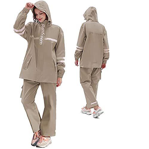 送料無料 レインコート レインウェア レディース レインスーツ 上下セット レインポンチョオシャレ ゴルフレインウェア 即納 最大半額 Expressoparaty Com Br