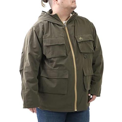 超歓迎された マウンテンパーカー メンズ 大きいサイズ ロゴスパーク 裏メッシュ 3l モスグリーン アウター パーカー Awacc Org