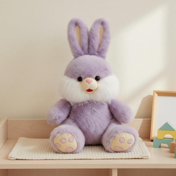 うさぎぬいぐるみ 長耳設計 キュートフェイス ソフトショート材質 PP