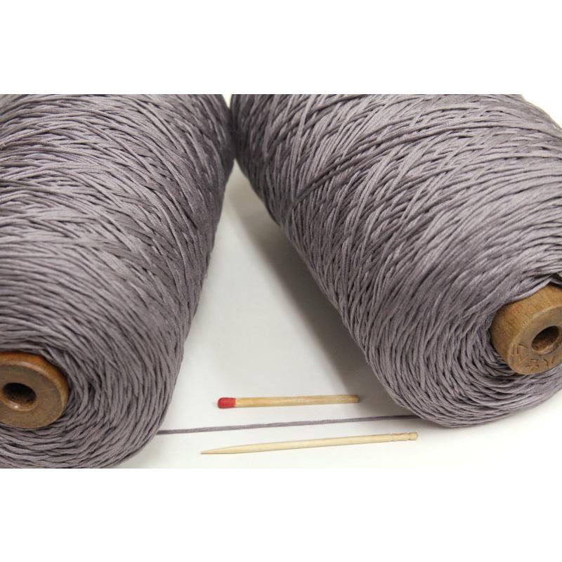 1/3綿コーマシルケット加工糸（フジグレー）　質の良い綿糸をお探しの方におすすめのなめらかな綿糸です｜ito-kinshou