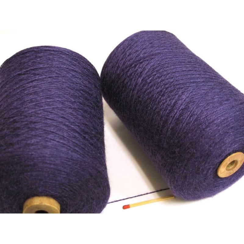 2/24シルクウール（紫） 手ざわり最高♪肌ざわりも最高♪やさしい光沢