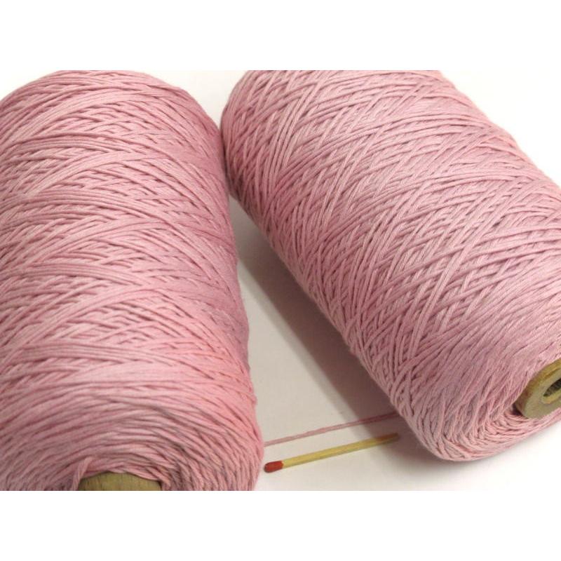 30/3×6スーピマ綿（ピンク）　質が良くてやわらかい、ワンランク上の綿糸をお探しの方におすすめです｜ito-kinshou