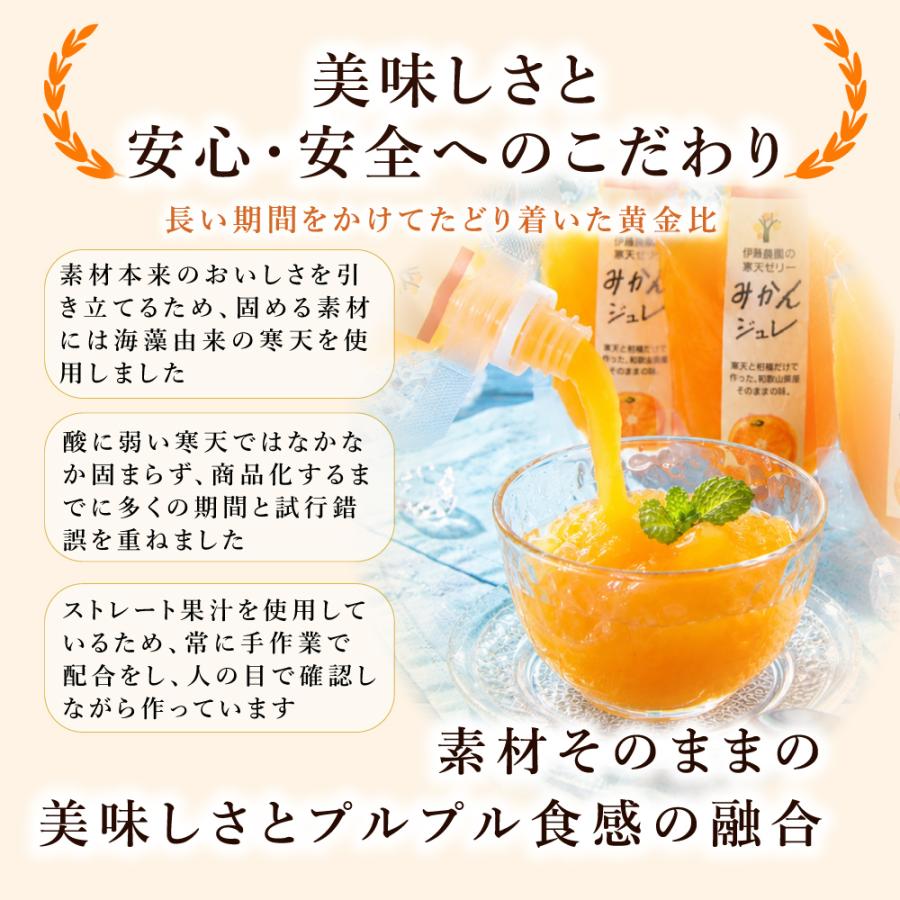 お中元  ギフト プレゼント ゼリー みかんゼリー フルーツゼリー スイーツ ゼリー詰め合わせ 150g 8個 パック | 伊藤農園 | 09