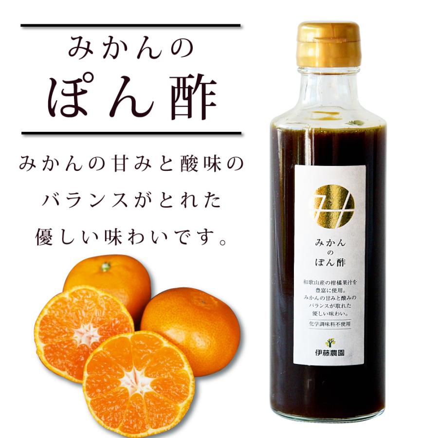 伊藤農園 ぽん酢 ゆず みかん 2種類 6本入り 化学調味料不使用 柚子