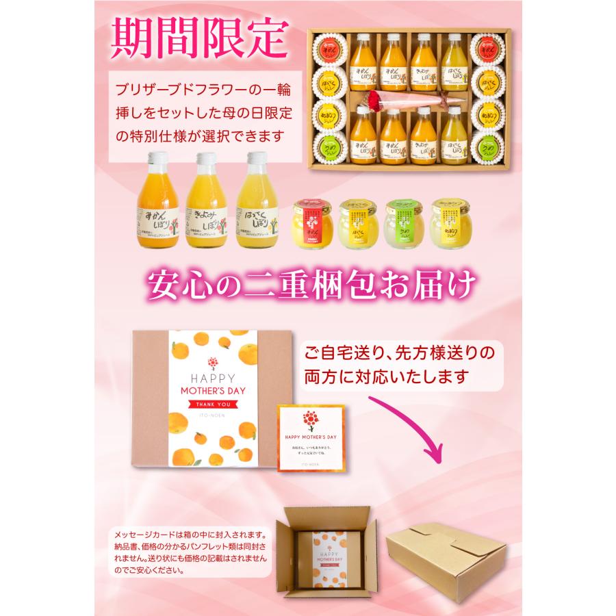 【ゆうこ】６種類詰め合わせジュース１２本×２箱　【２箱縛りでの発送】 伊藤農園 母の日 遅れてごめんね ジュース ギフト スイーツ みかん