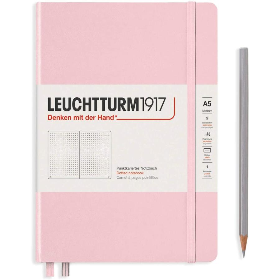 未開封品　LEUCHTTURM1917 ドット　方眼　ノートまとめ売り ロイヒトトゥルム1917 ノート A5 ドット方眼 パウダー 361576 正規輸入