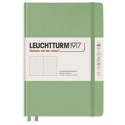 ロイヒトトゥルム ノート A5 ドット方眼 セージ 361584 正規輸入品