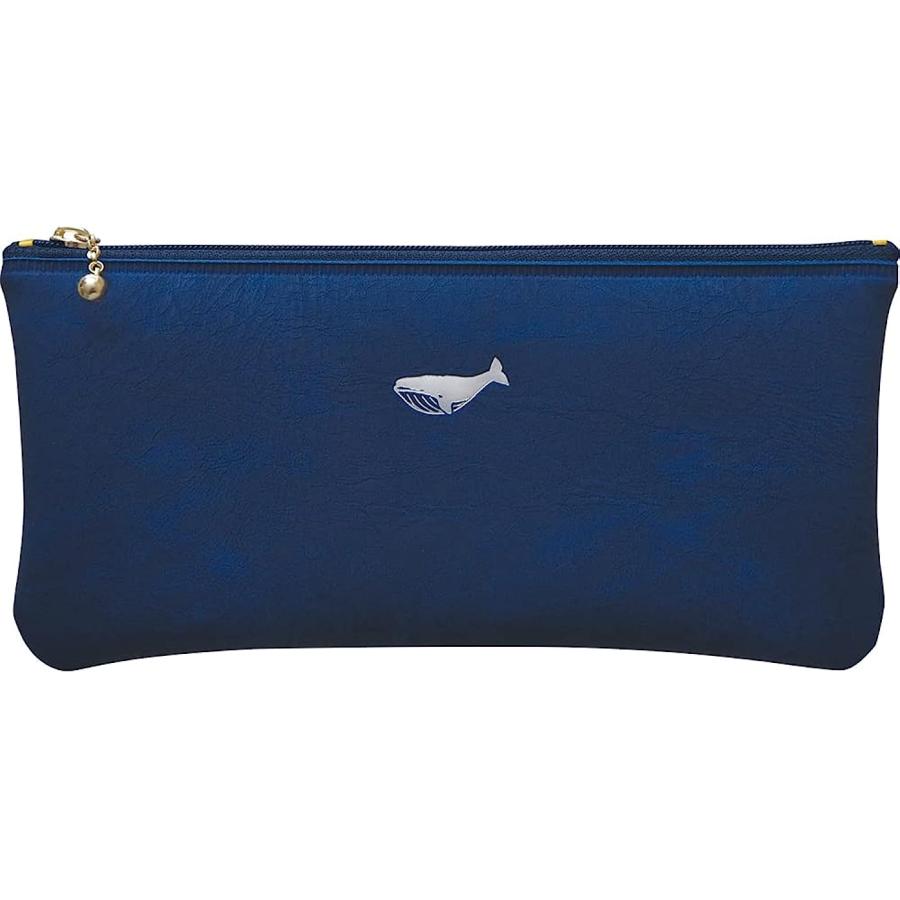 フラットペンケース エルコミューン PPC-067 Whele ホワイト 5×21×10cm