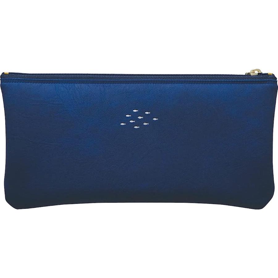 フラットペンケース エルコミューン PPC-067 Whele ホワイト 5×21×10cm