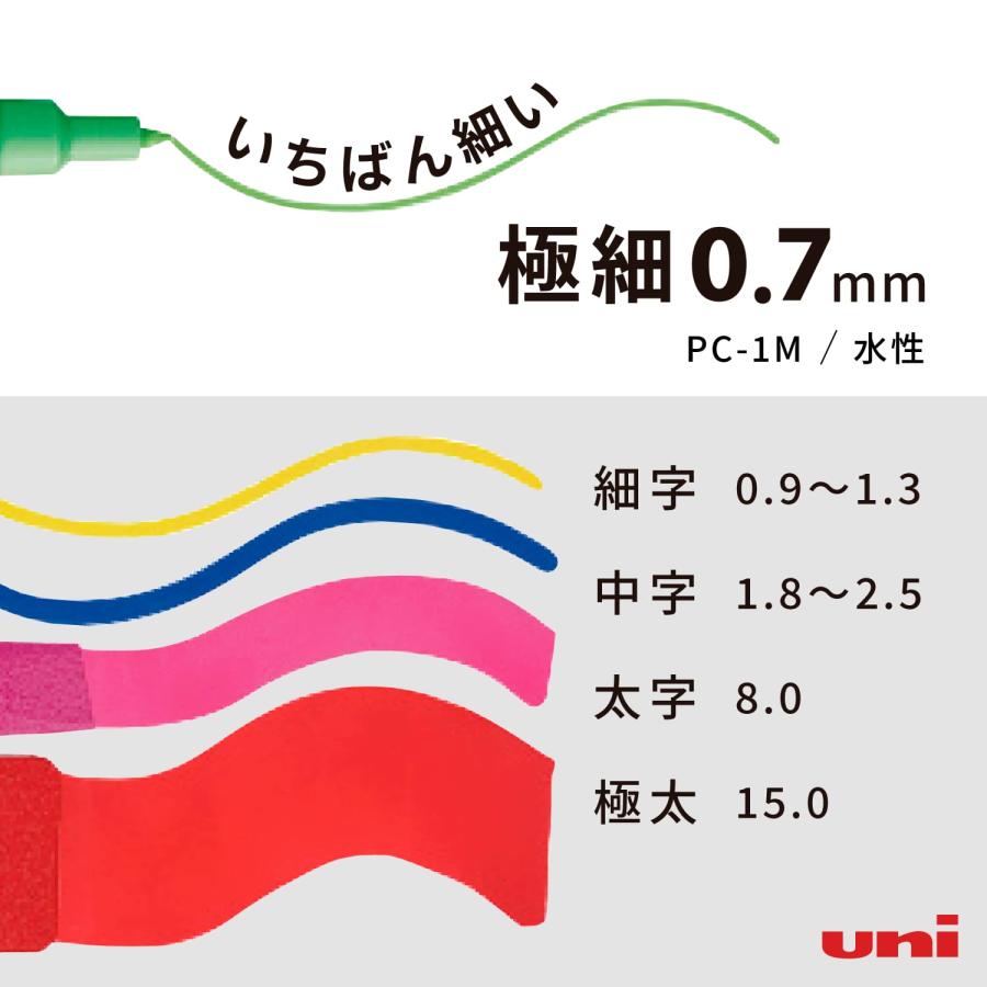 三菱鉛筆 ポスカ 極細 PC-1M 全21色セット ケース入り POSCA 水性