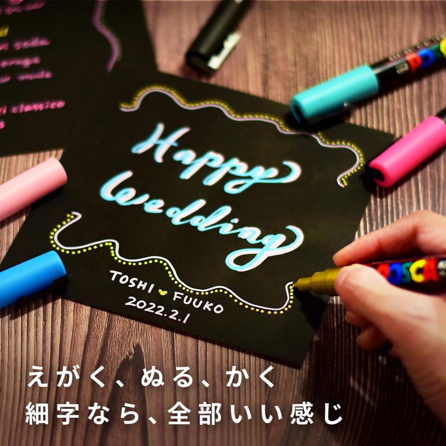 三菱鉛筆 ポスカ 細字 PC-3M 24色セット 限定ケース入り POSCA 水性 