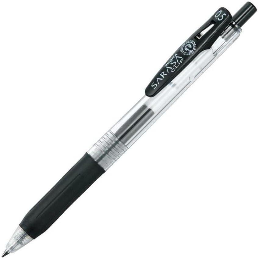 ゼブラ ジェルボールペン サラサクリップ 0.5mm JJ15-BK 黒 : ロコネコ