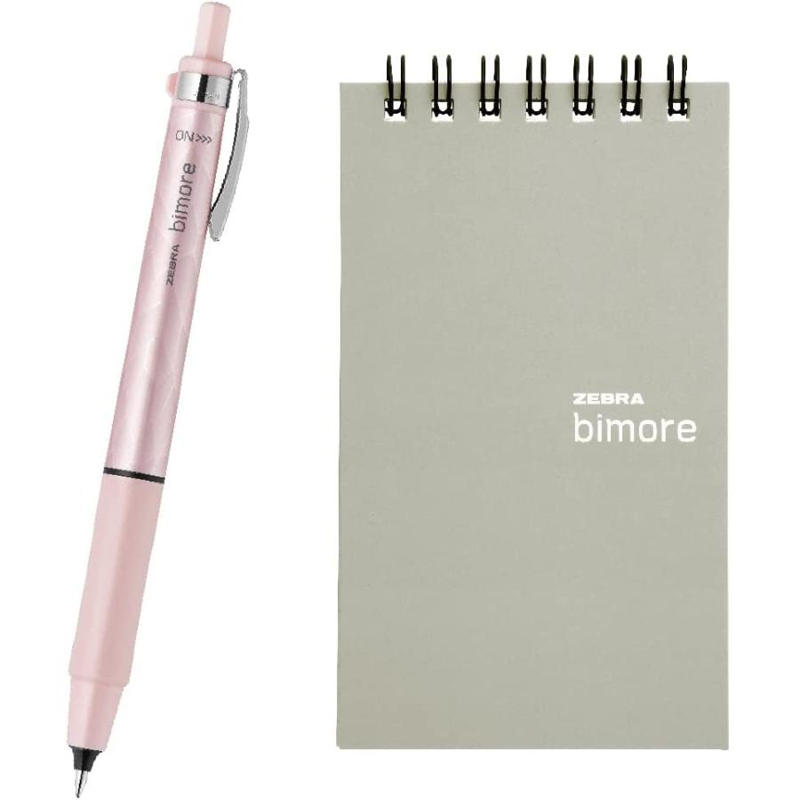 ゼブラ ジェル ボールペン ビモア メモ帳セット 美文字 黒インク