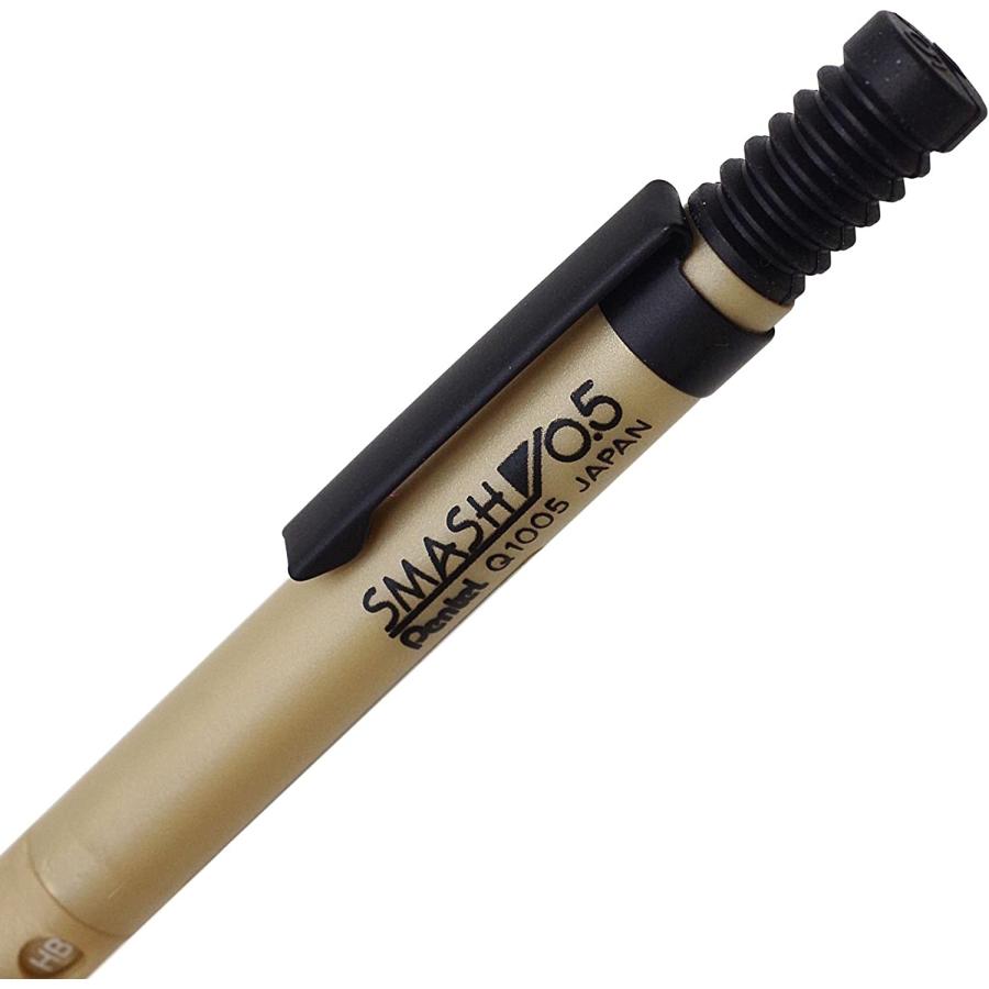 ぺんてる シャープペン スマッシュ 0.5mm Q1005-XKS シャンパン