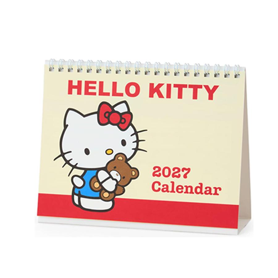 サンリオ 2027年 卓上カレンダー (日始) リング式 キティ/マイメロ