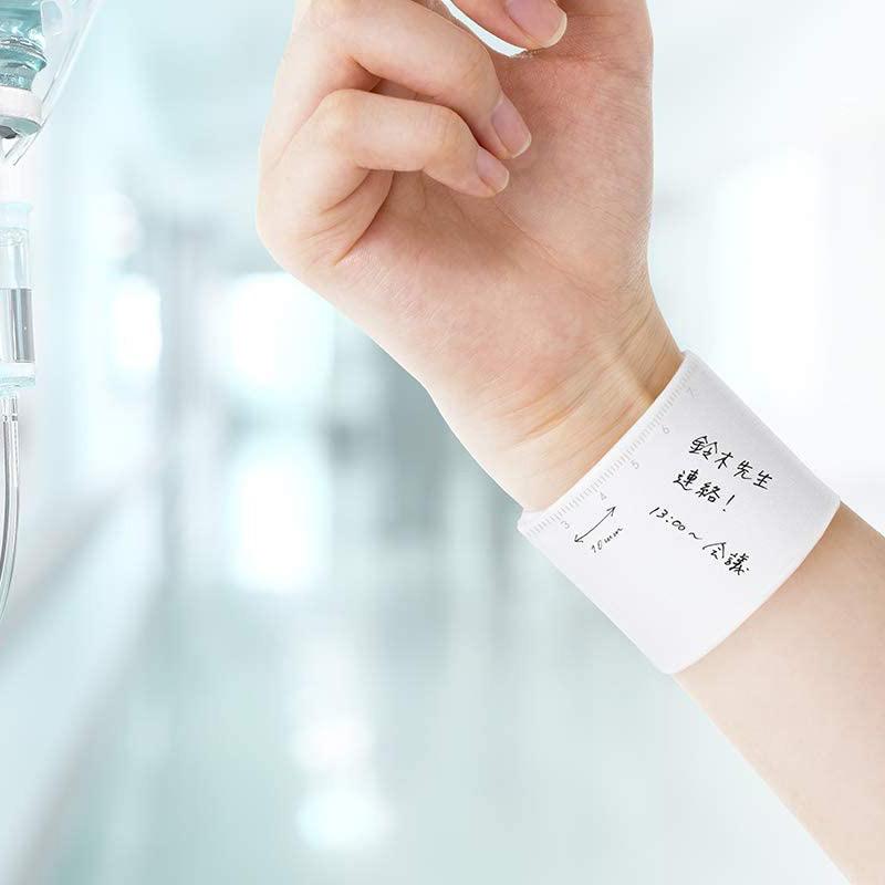 Wemo 手首に巻きつけるメモ帳 wemo ウェアラブルメモ バンドタイプ コスモテック 腕に巻くメモ