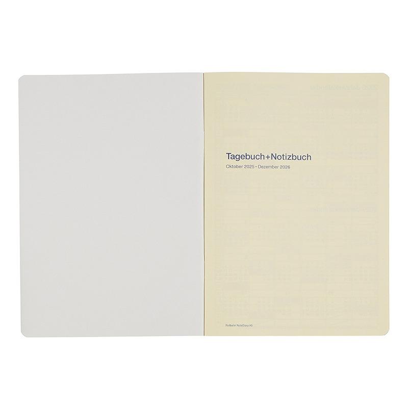 데르포닉스 2026년 로르반노토다이아리 A5 2025년 10월 시작 먼슬리 수첩 월간 블록 포니/애니멀/디저트