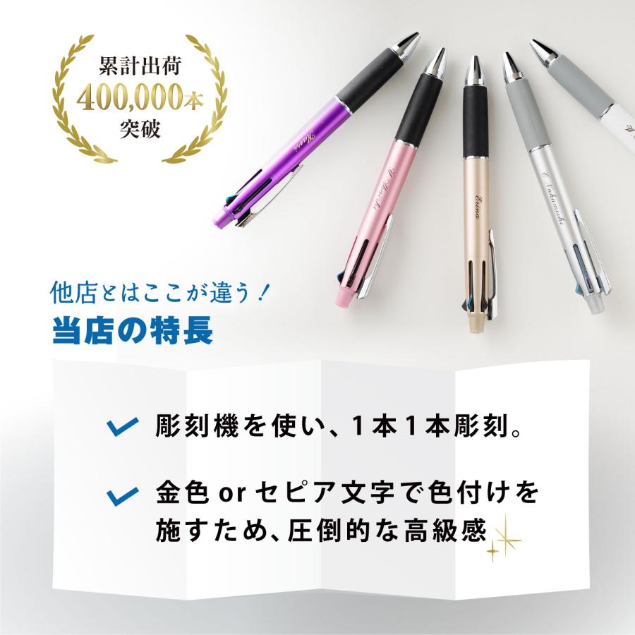 ランキング受賞!!ボールペン 名入れ無料 ジェットストリーム4＆1 選べる0.5mm 0.7mm 0.38mm 名前入り 多機能ペン | ジェットストリーム | 17