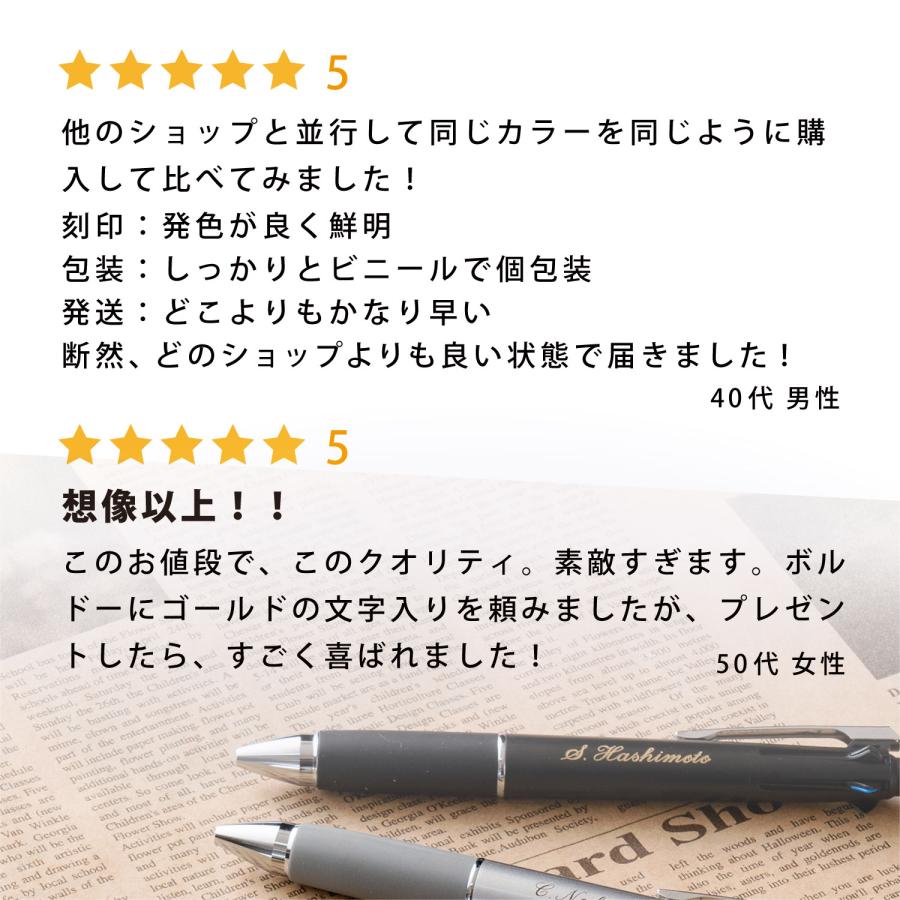 ランキング受賞!!ボールペン 名入れ無料 ジェットストリーム4＆1 選べる0.5mm 0.7mm 0.38mm 名前入り 多機能ペン | ジェットストリーム | 19