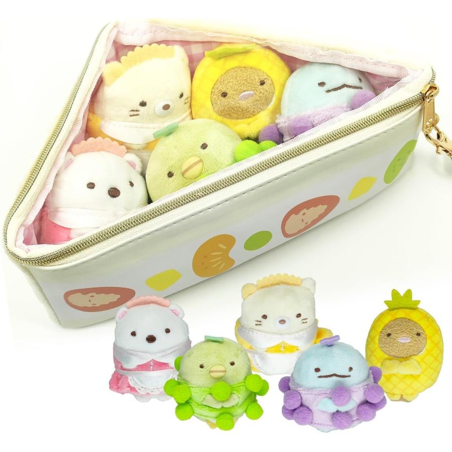 サンエックス すみっコぐらし フルーツパーラーてのりぬいぐるみ5種