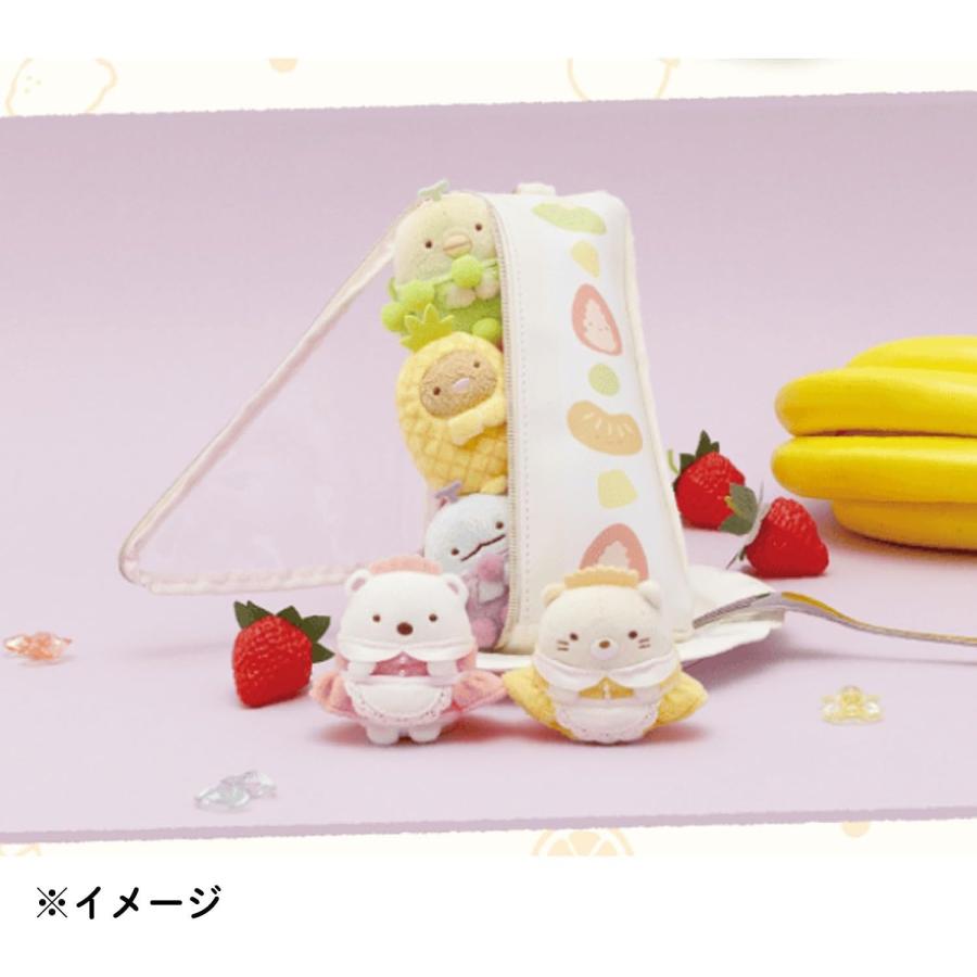 すみっコぐらし　フルーツパーラー　てのりぬいぐるみ　5種　タグ付き☆ San-X（サンエックス） すみっコぐらし フルーツパーラー てのり
