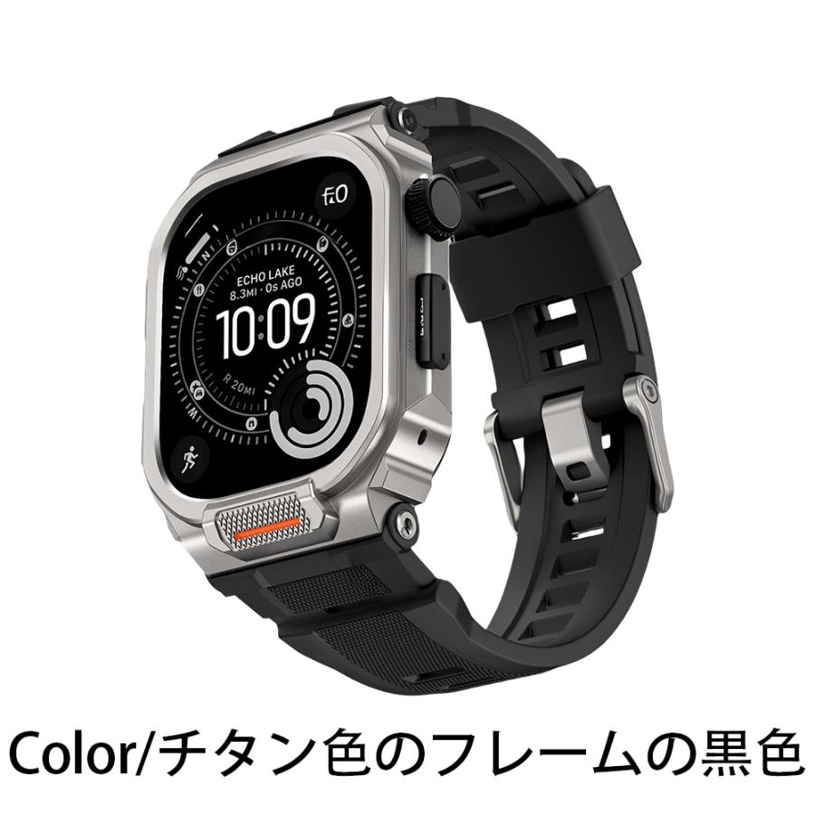 高級シリコンバンド】Apple Watch 11 / Ultra 3 49mm対応 スポーツ腕帯 